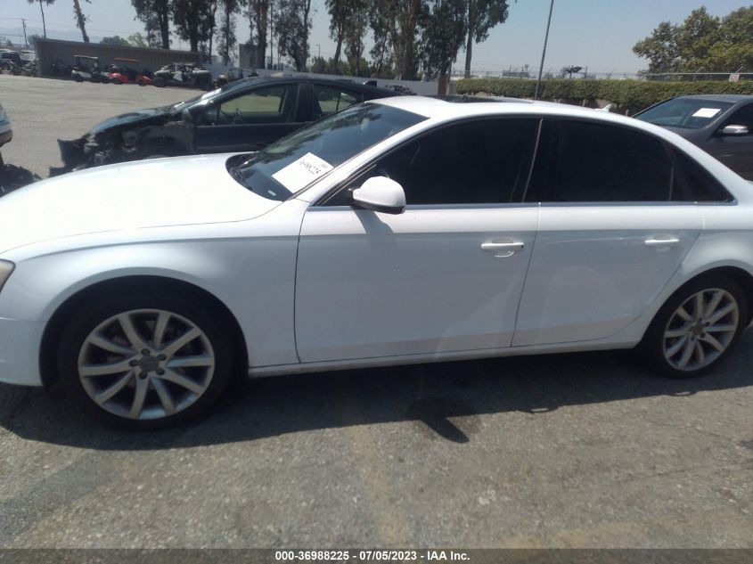 2013 AUDI A4 PREMIUM PLUS - WAUFFAFL8DN018414