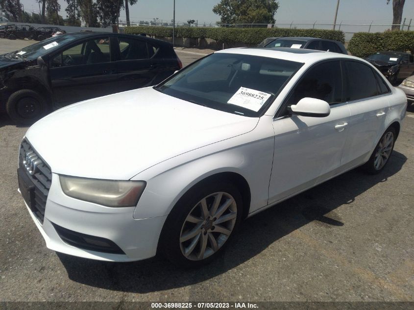 2013 AUDI A4 PREMIUM PLUS - WAUFFAFL8DN018414