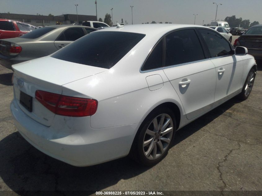 2013 AUDI A4 PREMIUM PLUS - WAUFFAFL8DN018414
