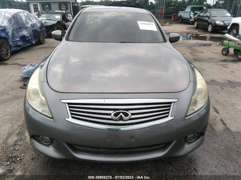 2013 INFINITI G37 SEDAN X JN1CV6AR8DM358785