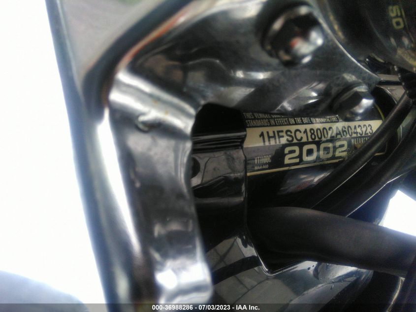 2002 HONDA VT1100 C 1HFSC18002A604323