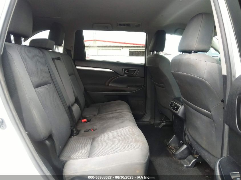 2016 TOYOTA HIGHLANDER LE - 5TDZARFHXGS022441