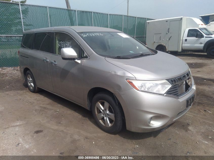 2013 NISSAN QUEST SV - JN8AE2KP5D9063824