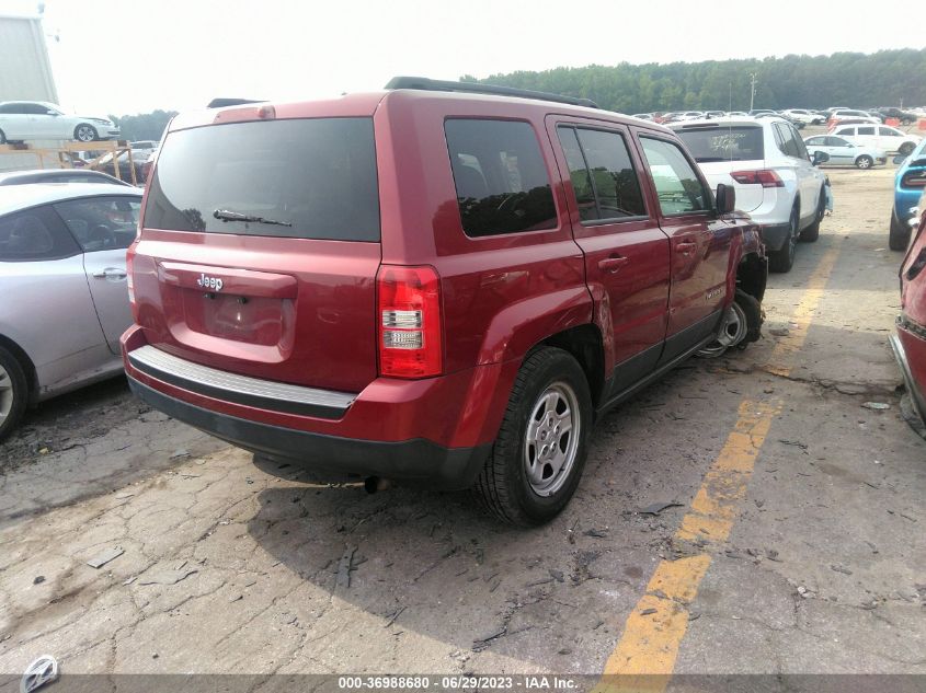 2014 JEEP PATRIOT SPORT - 1C4NJPBA1ED881583