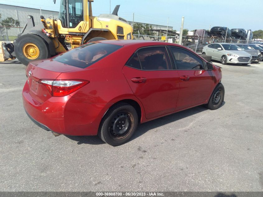 2014 TOYOTA COROLLA L/LE/S/S PLUS/LE PLUS - 5YFBURHE5EP078546