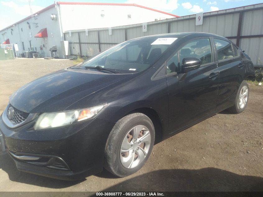 2014 HONDA CIVIC SEDAN LX - 19XFB2F52EE223948