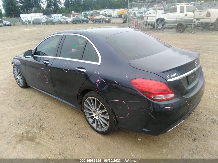 2017 MERCEDES-BENZ C-CLASS C 300 - 55SWF4JB0HU208651