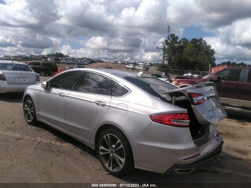 2019 FORD FUSION TITANIUM - 3FA6P0D94KR186715