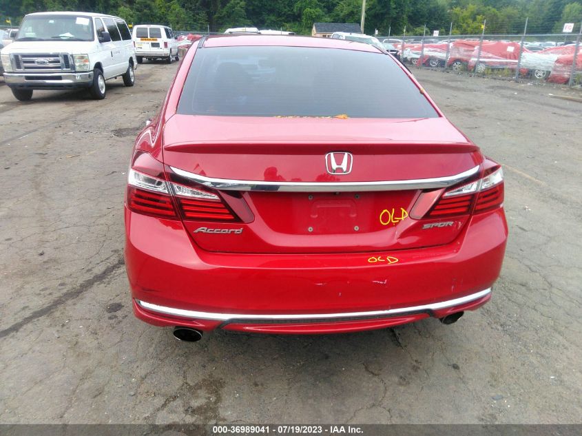 2017 HONDA ACCORD SEDAN SPORT - 1HGCR2F54HA053468
