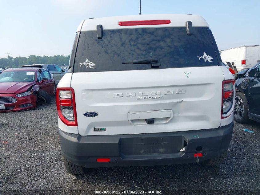2022 FORD BRONCO SPORT BIG BEND - 3FMCR9B6XNRD38890