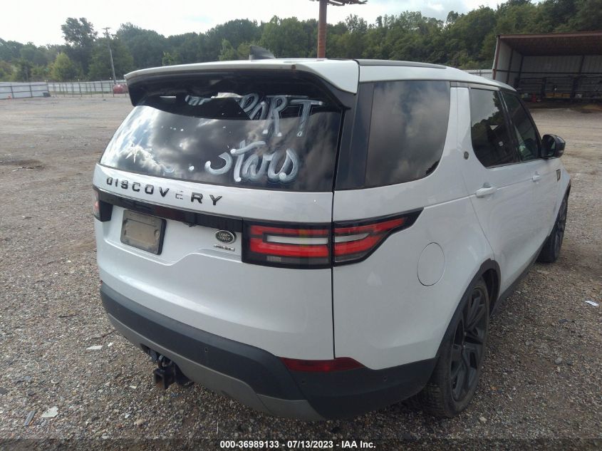 2018 LAND ROVER DISCOVERY HSE - SALRR2RV3JA052993