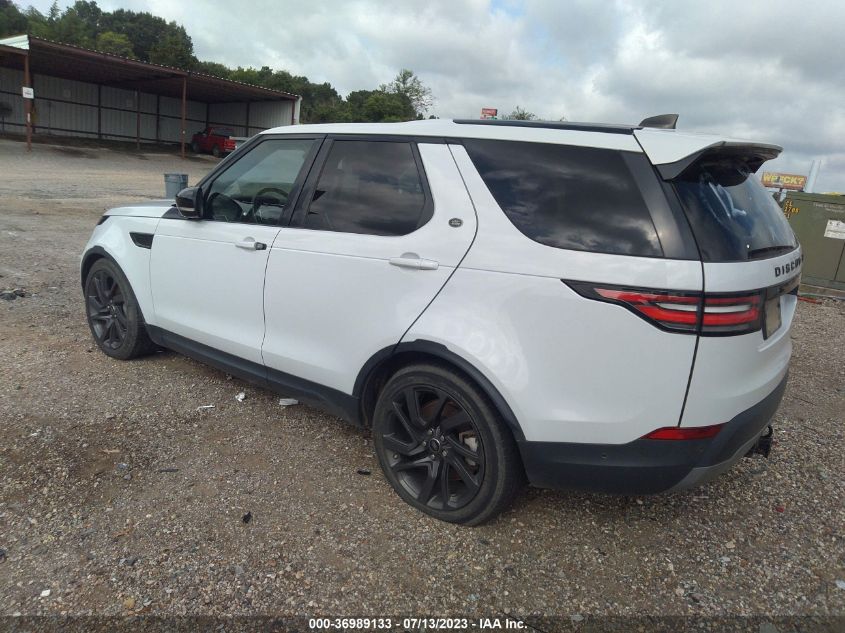 2018 LAND ROVER DISCOVERY HSE - SALRR2RV3JA052993