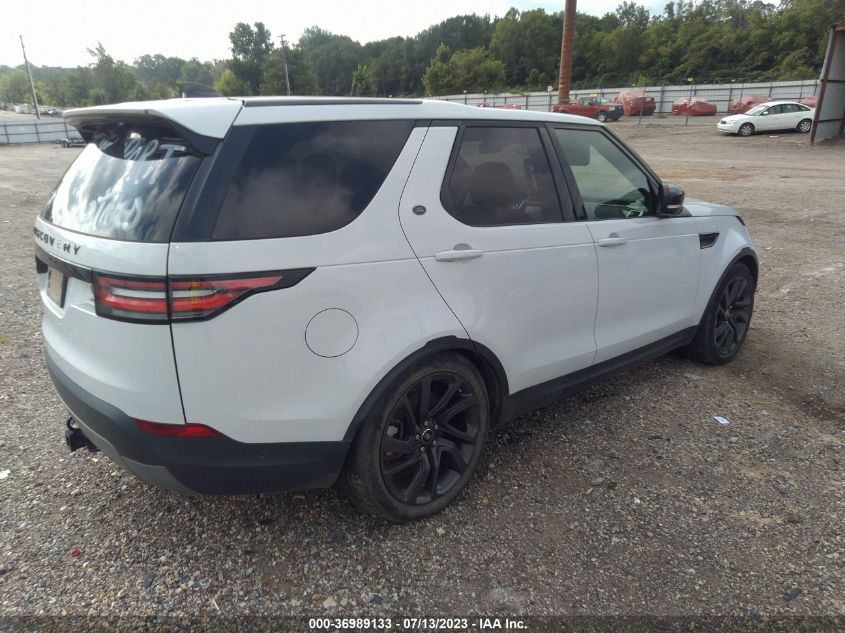 2018 LAND ROVER DISCOVERY HSE - SALRR2RV3JA052993