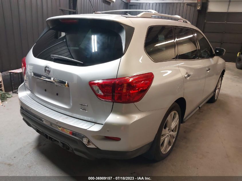 2018 NISSAN PATHFINDER SL - 5N1DR2MM8JC665322