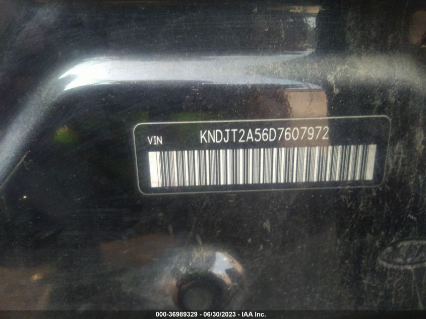 2013 KIA SOUL BASE - KNDJT2A56D7607972