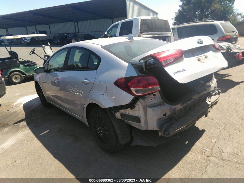 2017 KIA FORTE LX - 3KPFK4A70HE077669
