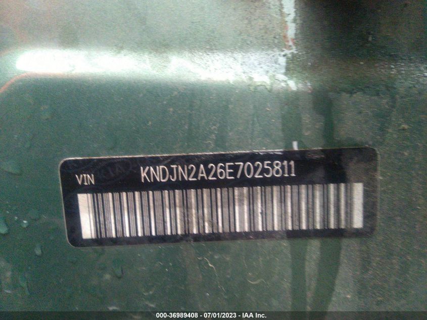 2014 KIA SOUL BASE - KNDJN2A26E7025811
