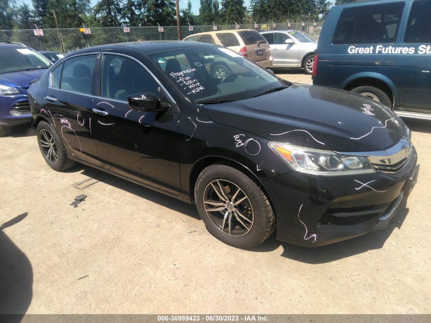 2017 HONDA ACCORD SEDAN LX - 1HGCR2F30HA216387