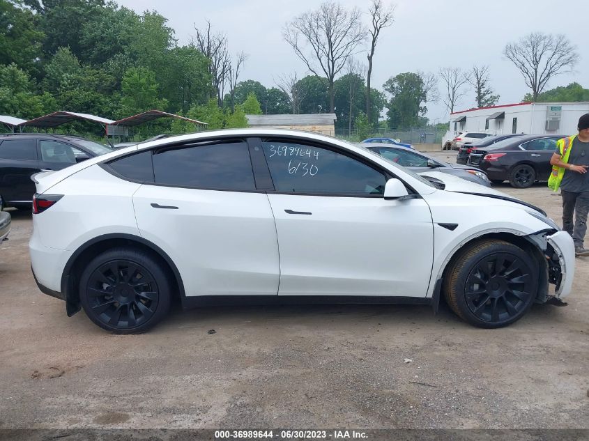 2022 TESLA MODEL Y LONG RANGE - 7SAYGDEE4NF419247