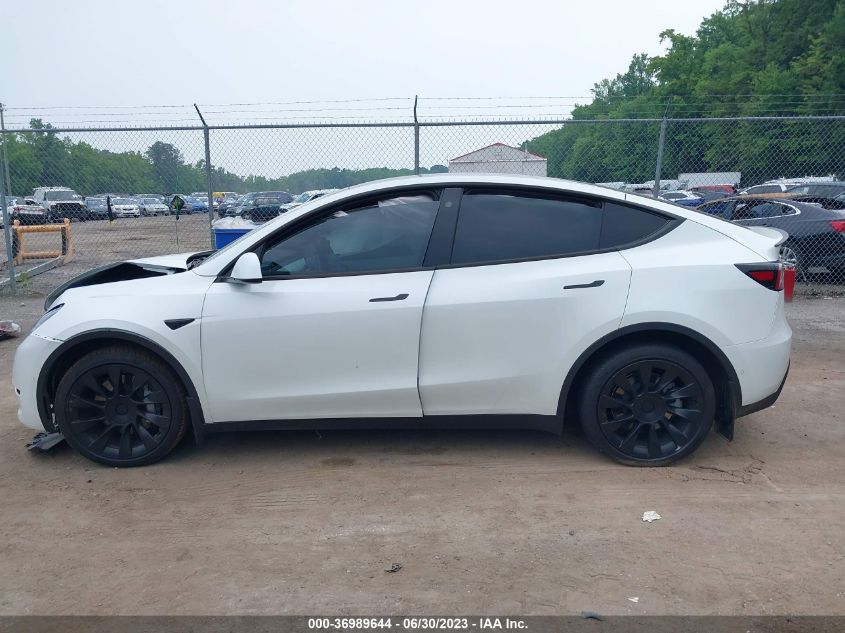 2022 TESLA MODEL Y LONG RANGE - 7SAYGDEE4NF419247