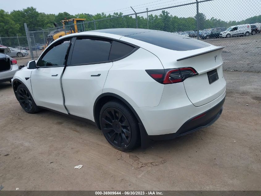 2022 TESLA MODEL Y LONG RANGE - 7SAYGDEE4NF419247