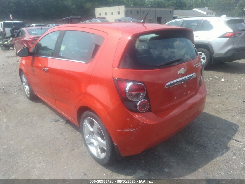 2013 CHEVROLET SONIC LTZ - 1G1JE6SB3D4123399