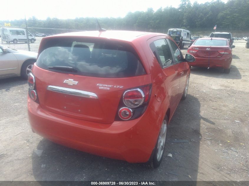 2013 CHEVROLET SONIC LTZ - 1G1JE6SB3D4123399