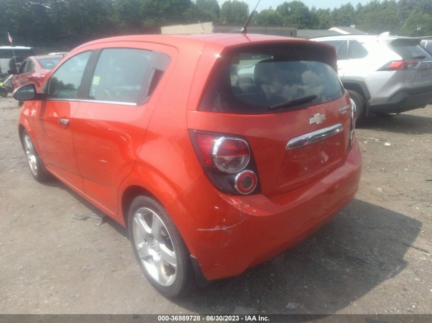 2013 CHEVROLET SONIC LTZ - 1G1JE6SB3D4123399