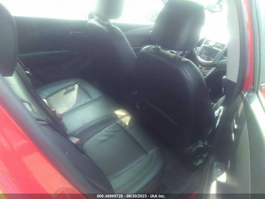 2013 CHEVROLET SONIC LTZ - 1G1JE6SB3D4123399