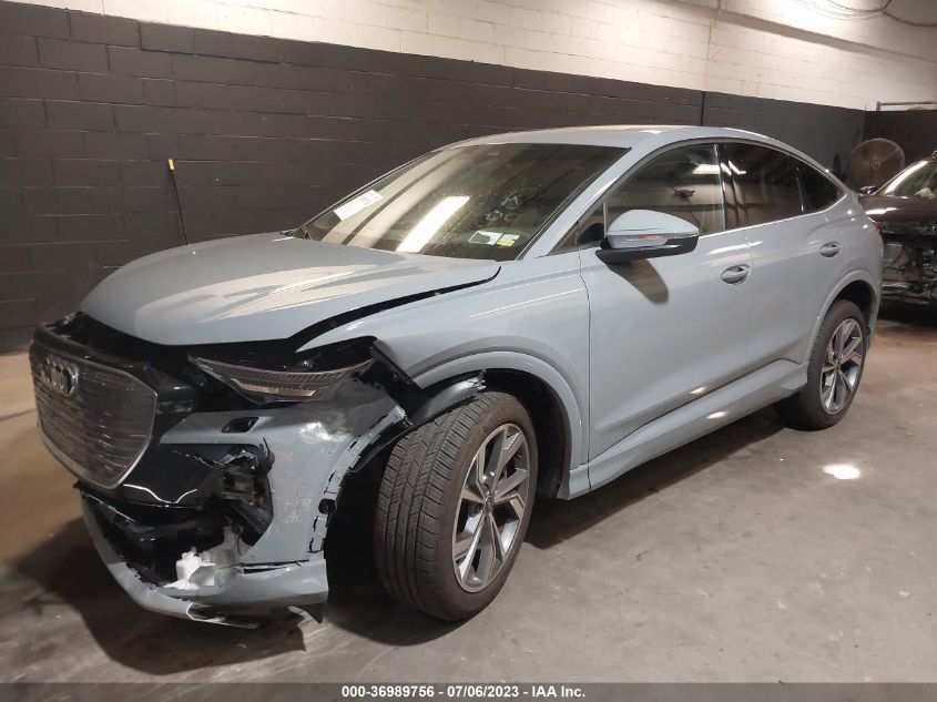 2022 AUDI Q4 E-TRON SPORTBACK PRESTIGE - WA112BFZ9NP052834