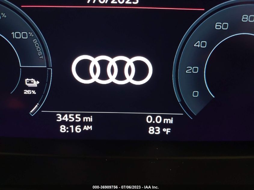2022 AUDI Q4 E-TRON SPORTBACK PRESTIGE - WA112BFZ9NP052834