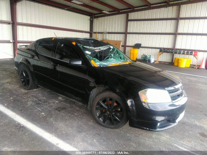2013 DODGE AVENGER SXT - 1C3CDZCB2DN756770