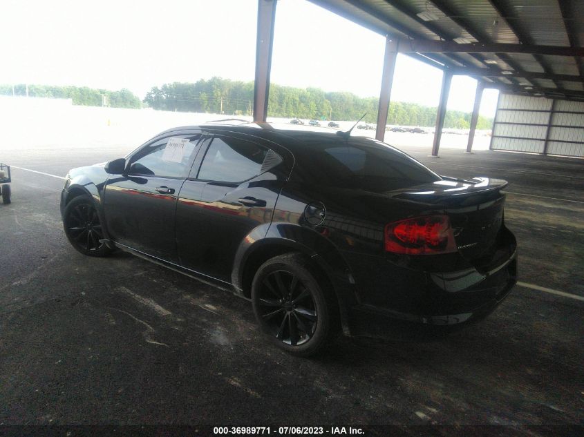 2013 DODGE AVENGER SXT - 1C3CDZCB2DN756770
