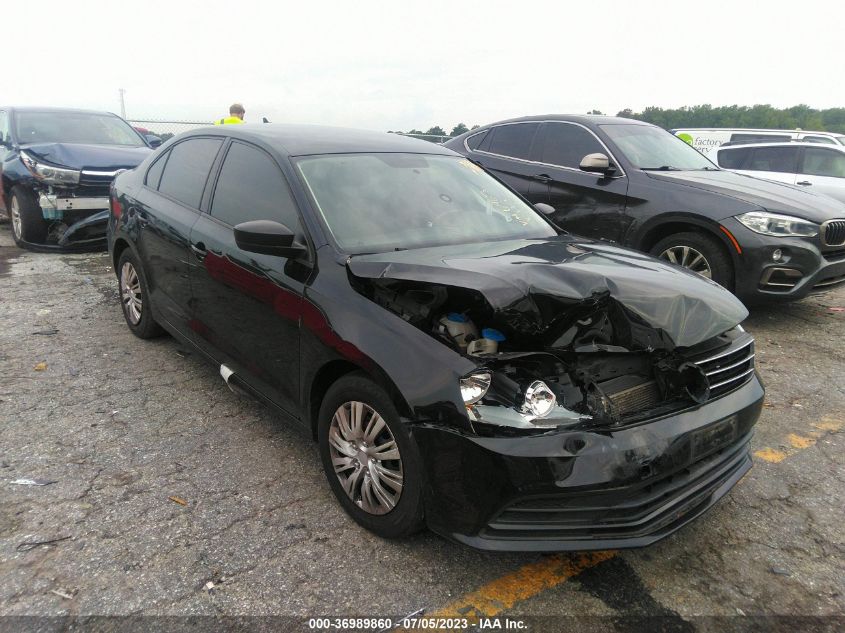 2015 VOLKSWAGEN JETTA SEDAN 2.0L S W/TECHNOLOGY - 3VW2K7AJ9FM406963