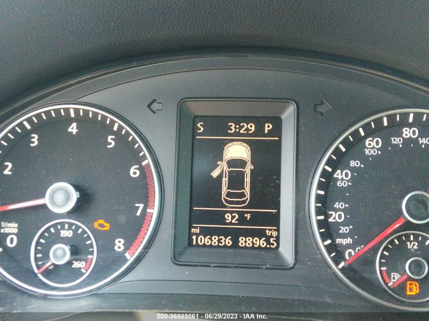 2014 VOLKSWAGEN EOS KOMFORT - WVWBW8AHXEV004609