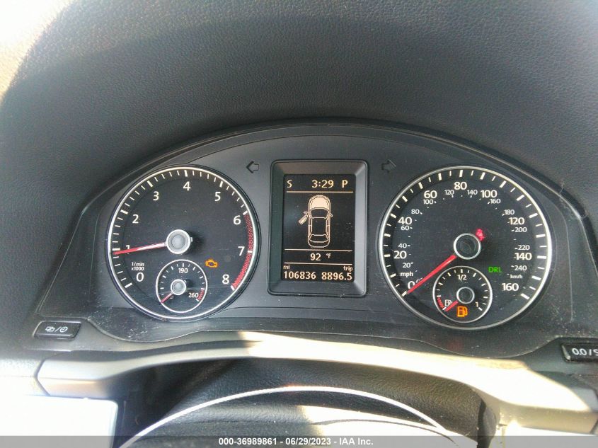 2014 VOLKSWAGEN EOS KOMFORT - WVWBW8AHXEV004609