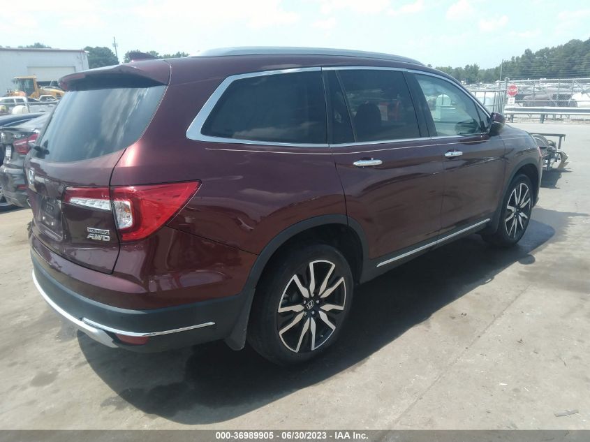 2019 HONDA PILOT TOURING 8-PASSENGER - 5FNYF6H91KB065726