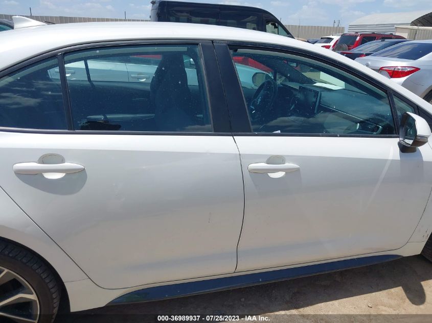 2020 TOYOTA COROLLA SE/NIGHTSHADE - 5YFS4RCE6LP008803