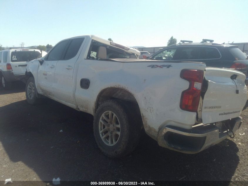 2019 CHEVROLET SILVERADO 1500 LT - 1GCRYDED7KZ180031