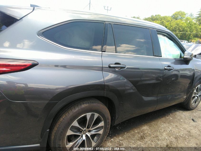 2022 TOYOTA HIGHLANDER HYBRID - 5TDGBRCH2NS557009