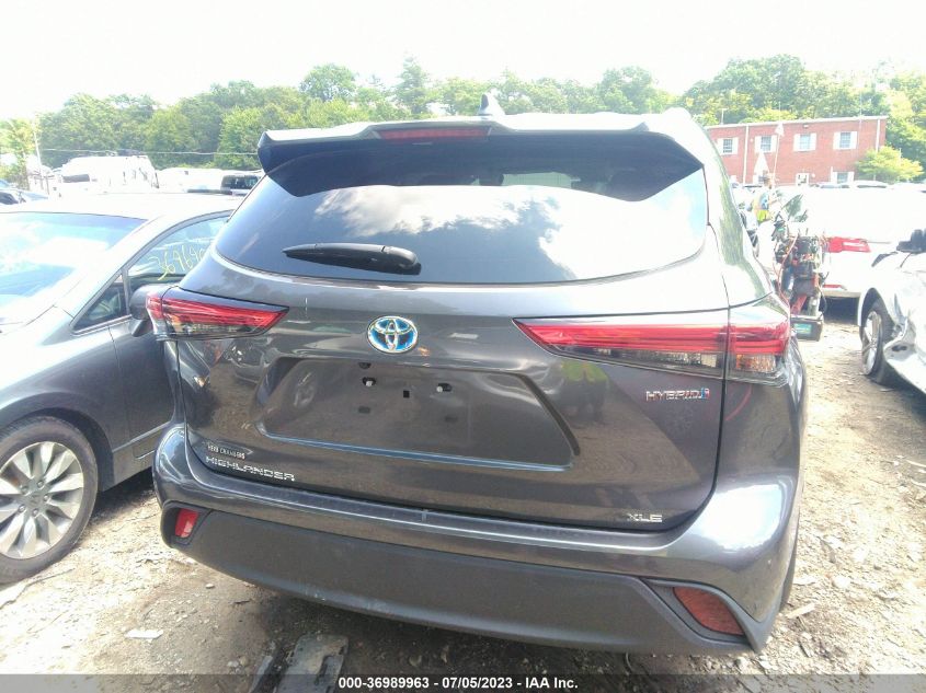 2022 TOYOTA HIGHLANDER HYBRID - 5TDGBRCH2NS557009