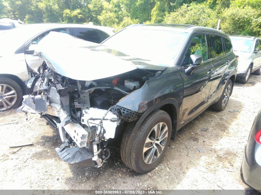 2022 TOYOTA HIGHLANDER HYBRID - 5TDGBRCH2NS557009