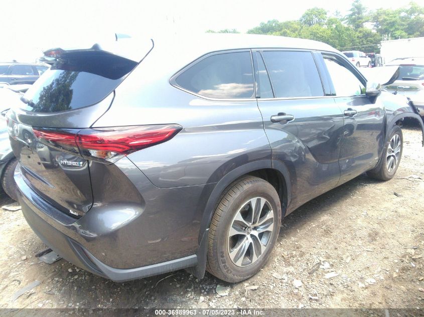 2022 TOYOTA HIGHLANDER HYBRID - 5TDGBRCH2NS557009