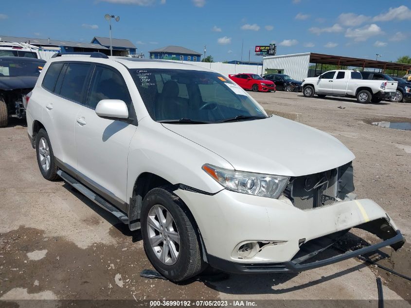 2013 TOYOTA HIGHLANDER - 5TDZK3EH5DS101152