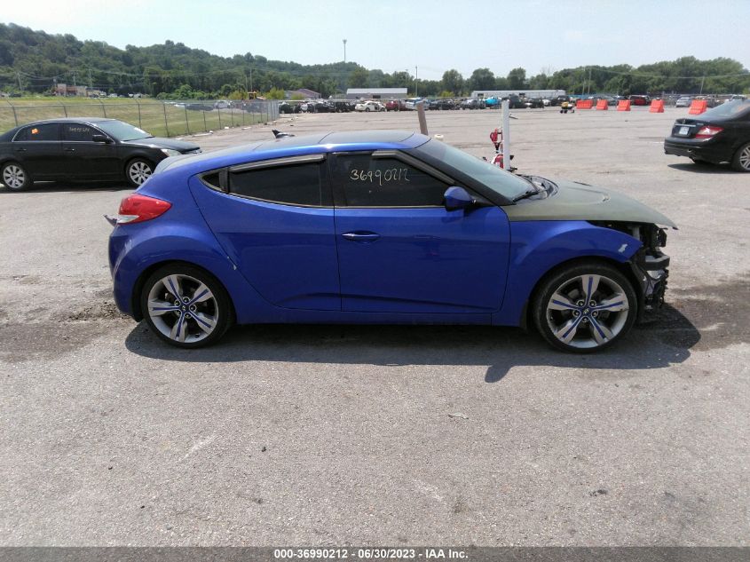 2013 HYUNDAI VELOSTER W/BLACK INT - KMHTC6AD2DU094773