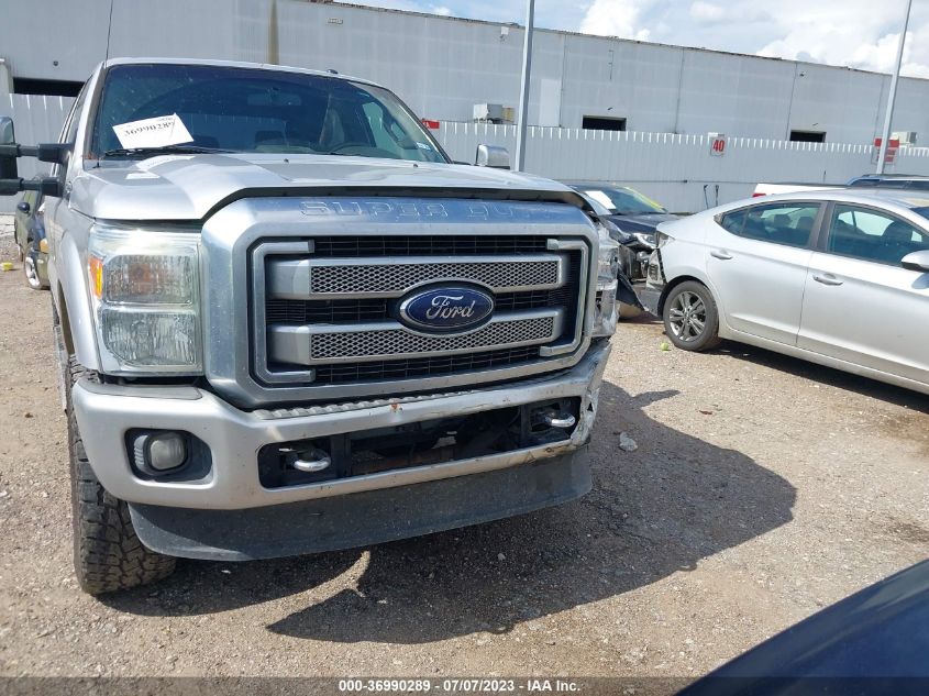 2015 FORD SUPER DUTY F-250 SRW LARIAT/PLATINUM - 1FT7W2BT5FEA95246