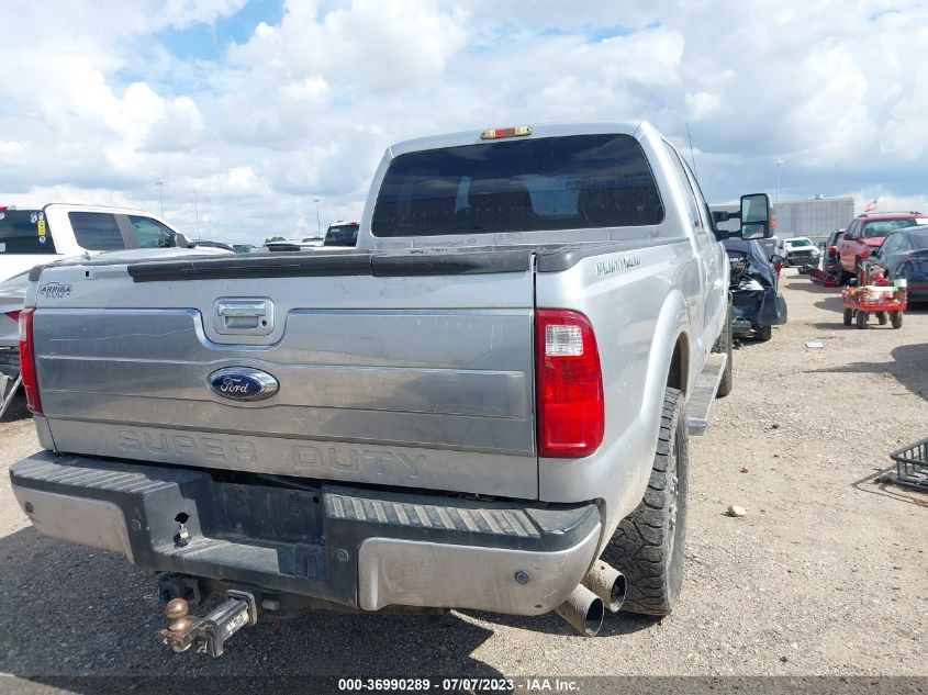 2015 FORD SUPER DUTY F-250 SRW LARIAT/PLATINUM - 1FT7W2BT5FEA95246