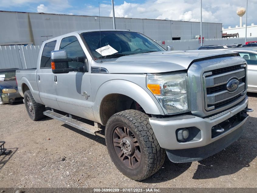 2015 FORD SUPER DUTY F-250 SRW LARIAT/PLATINUM - 1FT7W2BT5FEA95246