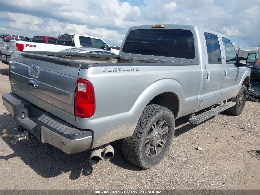 2015 FORD SUPER DUTY F-250 SRW LARIAT/PLATINUM - 1FT7W2BT5FEA95246