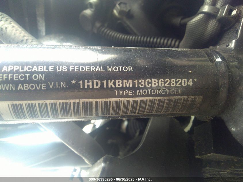 2012 HARLEY-DAVIDSON FLHX STREET GLIDE - 1HD1KBM13CB628204